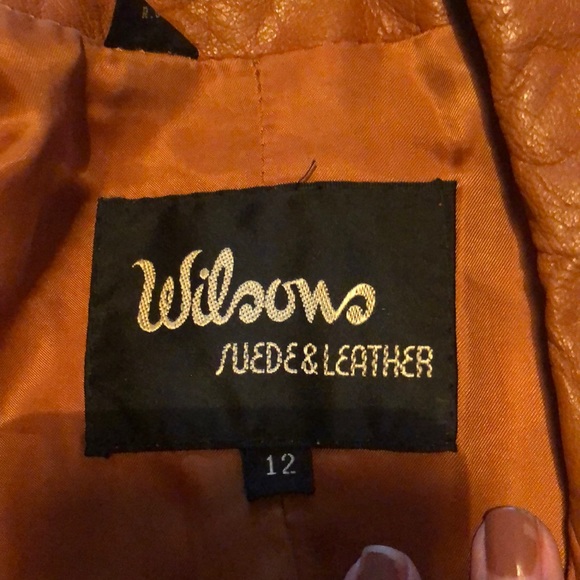 Vtg Wilson’s leather leather trench - Picture 5 of 9